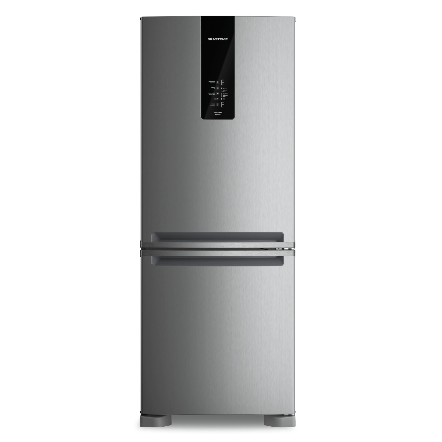 Refrigerador Brastemp Inverse 447L Inox — Modelo BRE57FK