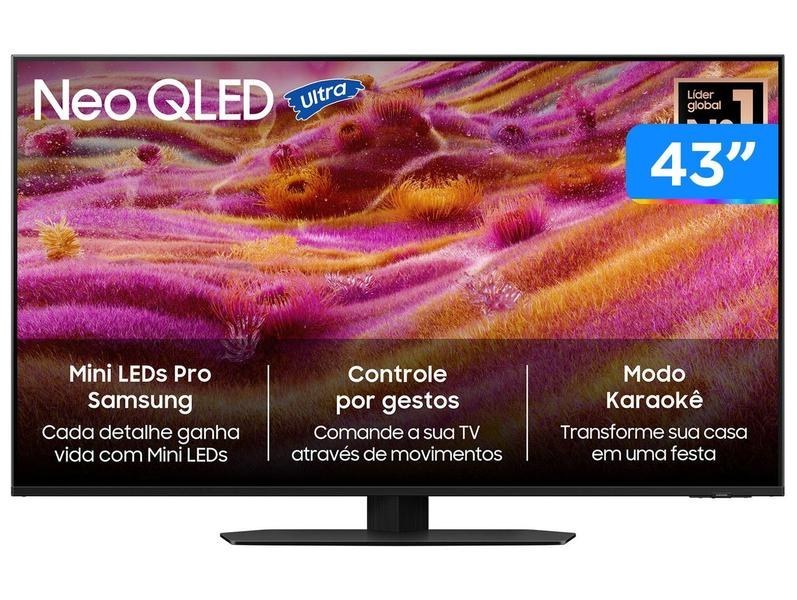 Smart TV Samsung 43" QLED — Modelo BJ28D64BF6