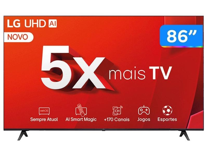 Smart TV LG 86" 4K — Modelo 238616800